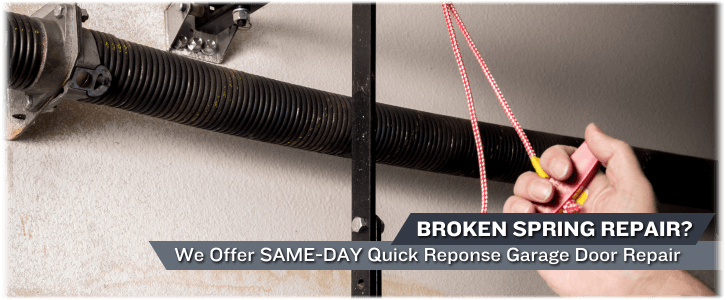 Broken Garage Door Spring San Leandro CA